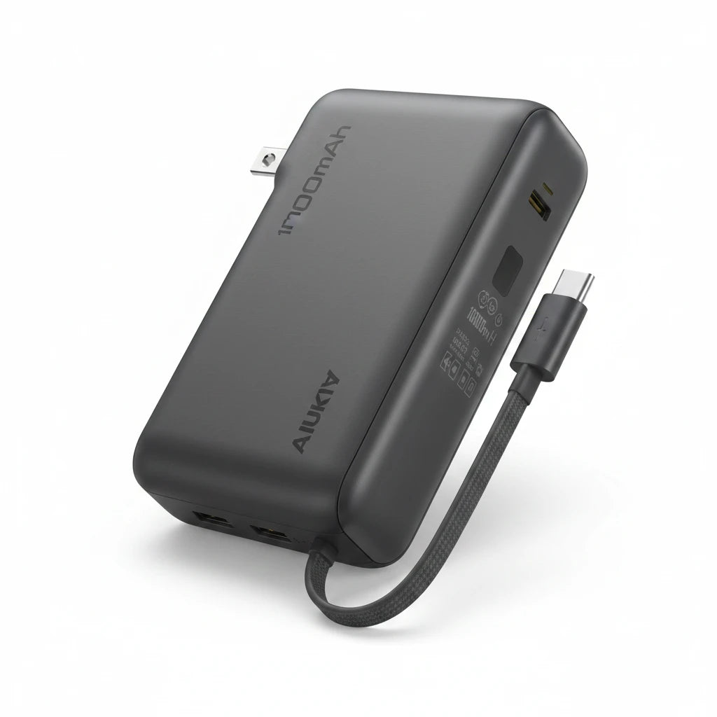2-1Pack Aukey MixFlex Sling 30W PD 10000mAh Power Bank USB-C Fast Charging  greenbetterdays