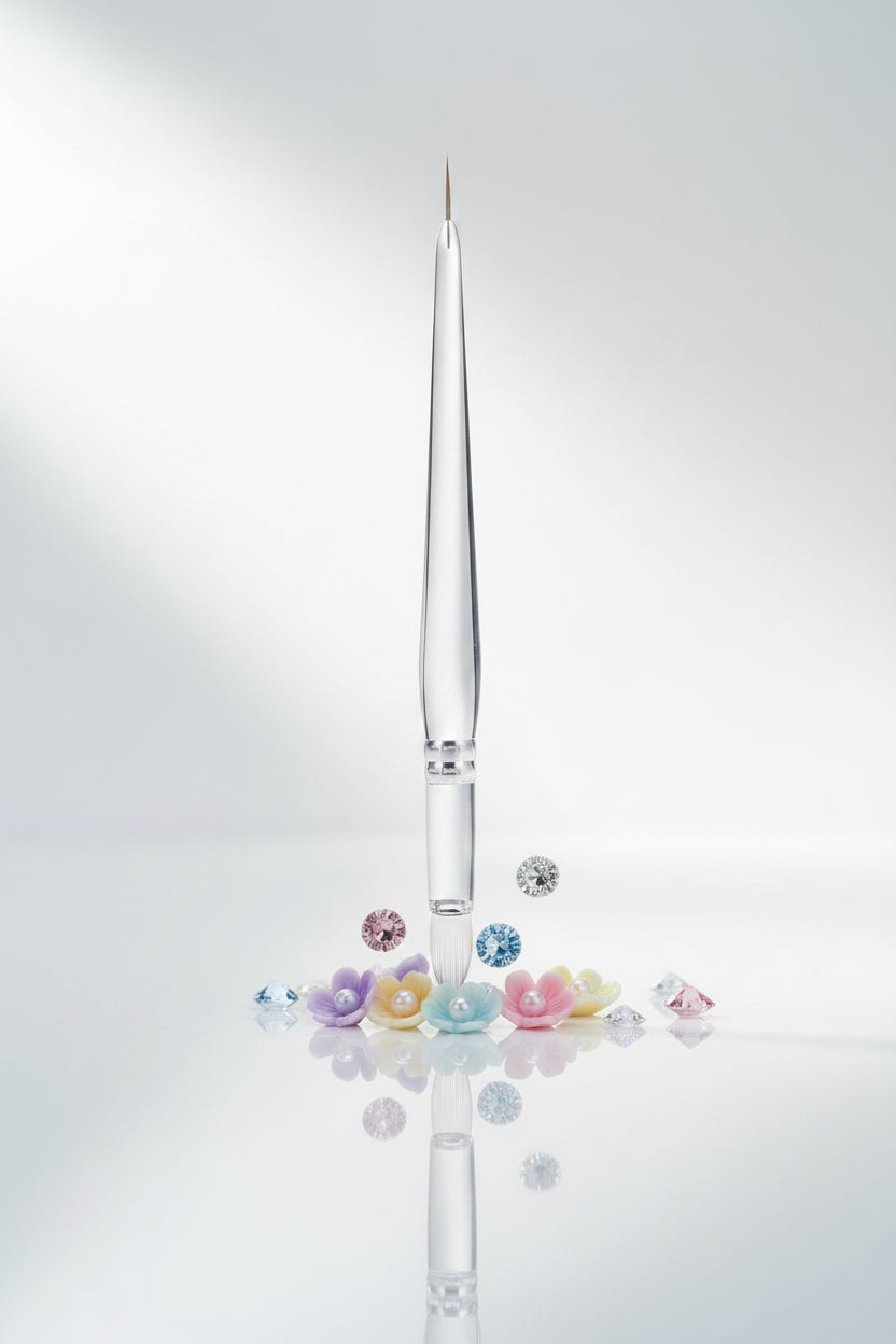 Acrylic nails brush. Cọ đấp bột acrylic. Super Kolinsky England Size 18 Round