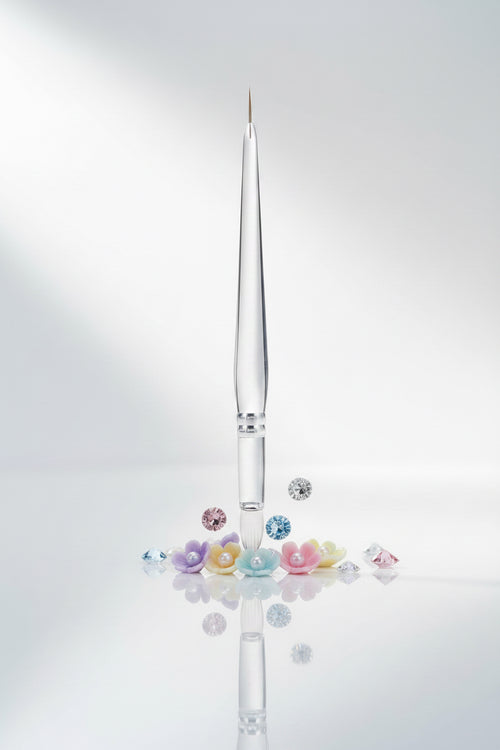 Acrylic nails brush. Cọ đấp bột acrylic. Super Kolinsky England Size 18 Round